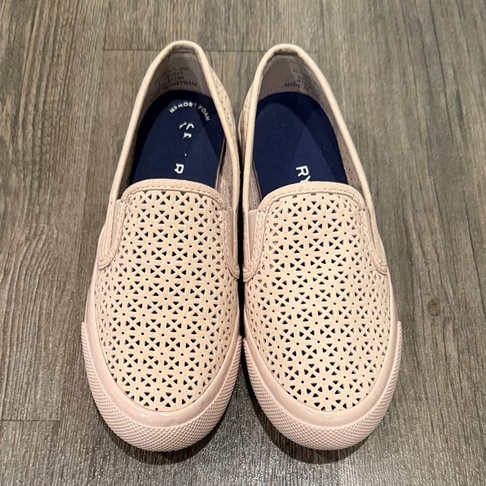 Sperry Seaside Naut Rose Perf Emboss STS81945 Slip On Shoe